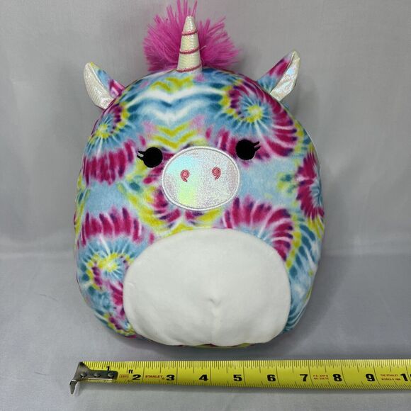 Kellytoy Other - Squishmallows Easter Atlas Tie Dye Unicorn 8" Plush Toy